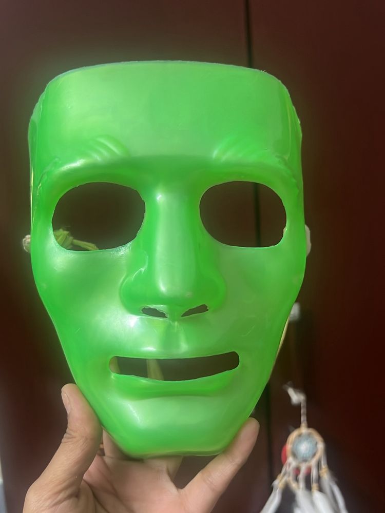 The Green Mask Superhero