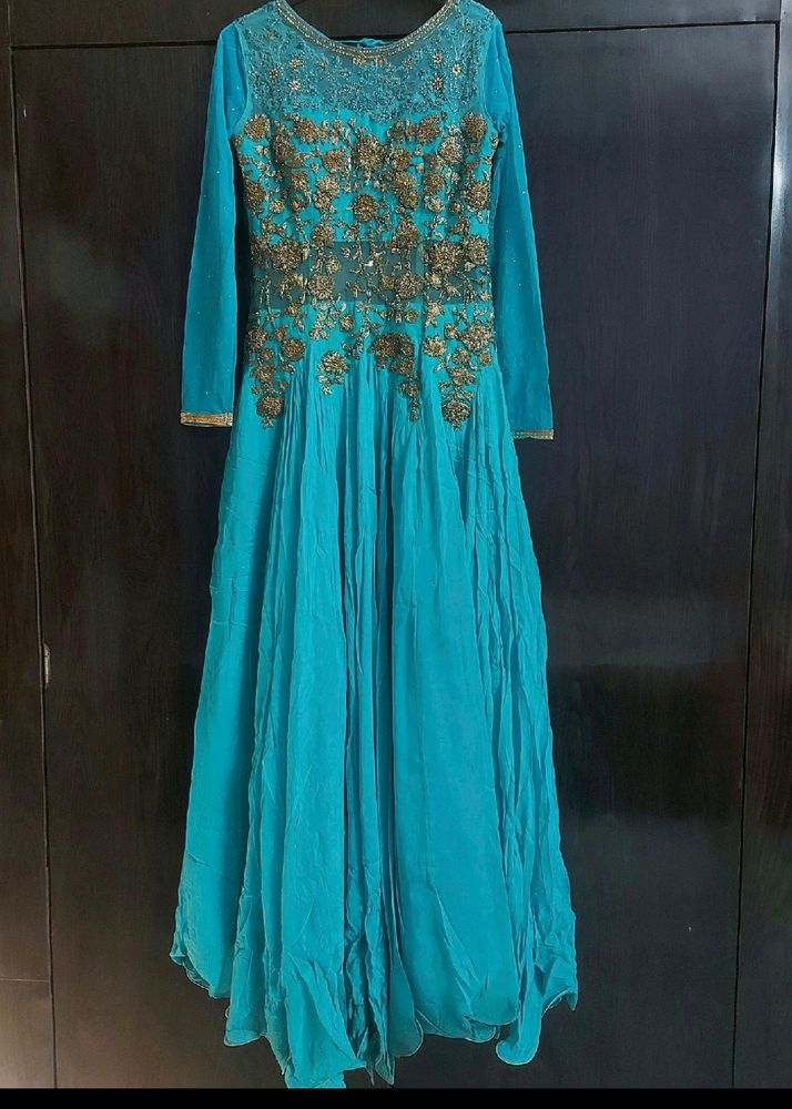 Aqua Blue Gown