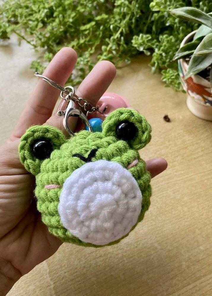 Crochet Froggy Keychains ♡