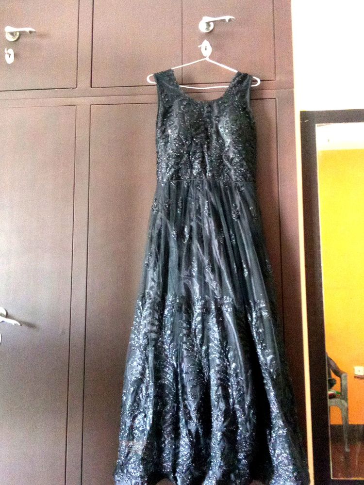 Party Wear Gown On New Condition