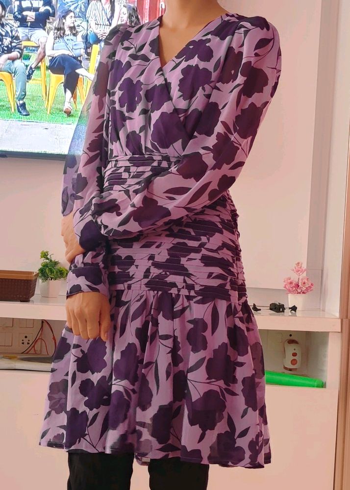 Western Dress- Purple Colour..