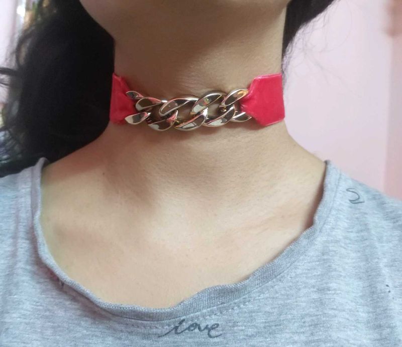 Hot Pink Choker