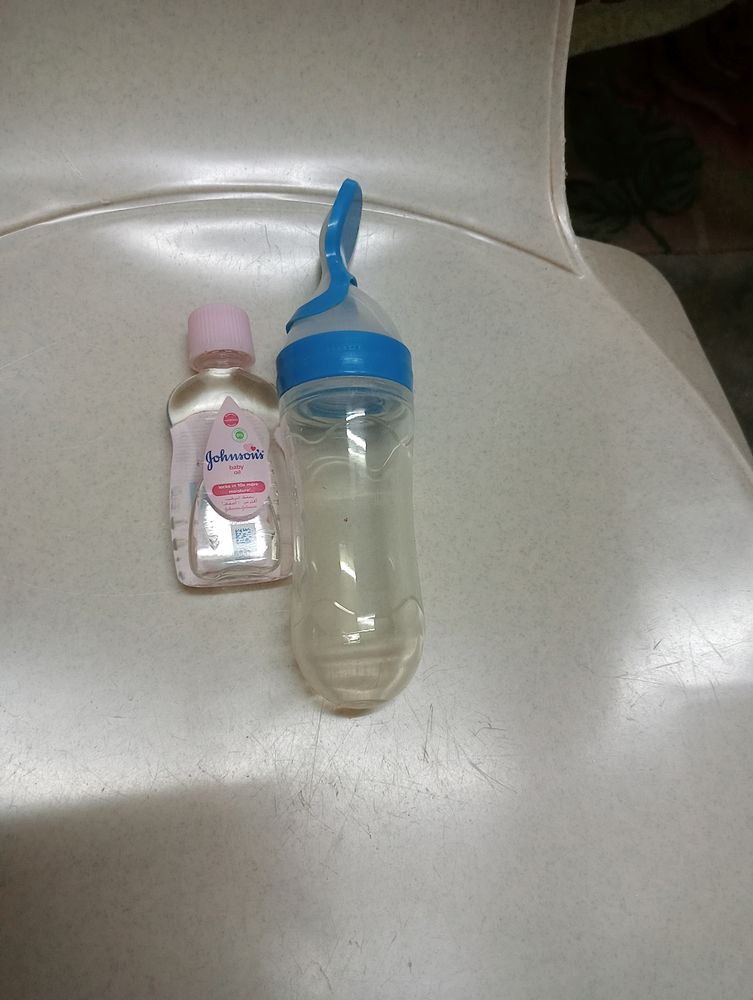 Johnson's Baby Oil And Food Feeder