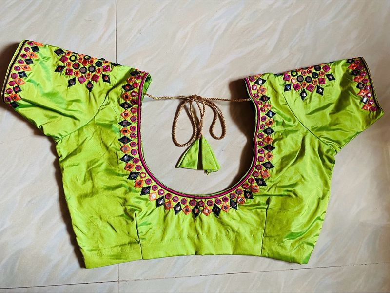 Machine Embroidery Work Blouse