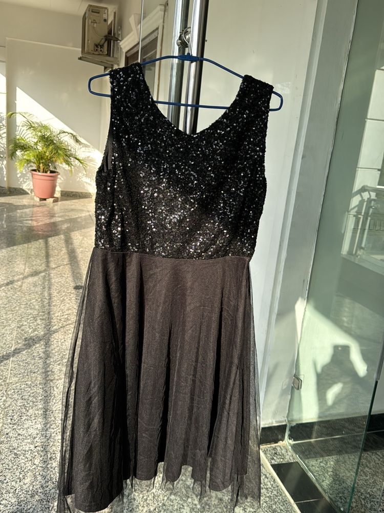 Black Net Tulle Dress