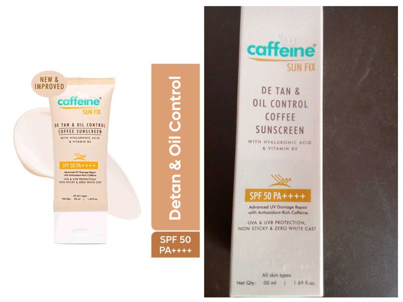 Spf50 Detan & Oil Control 50ml Sunscreen