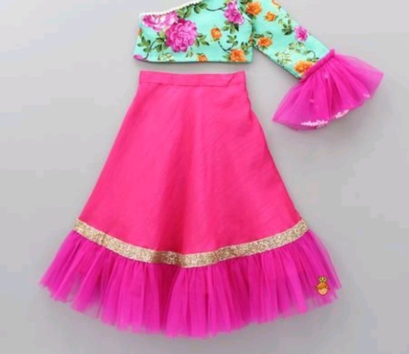 Designer Offshoulder Lehnga Set