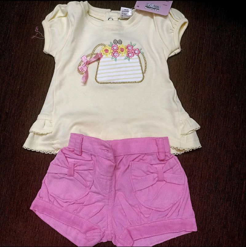 Shorts and Baniyan For Baby Girl