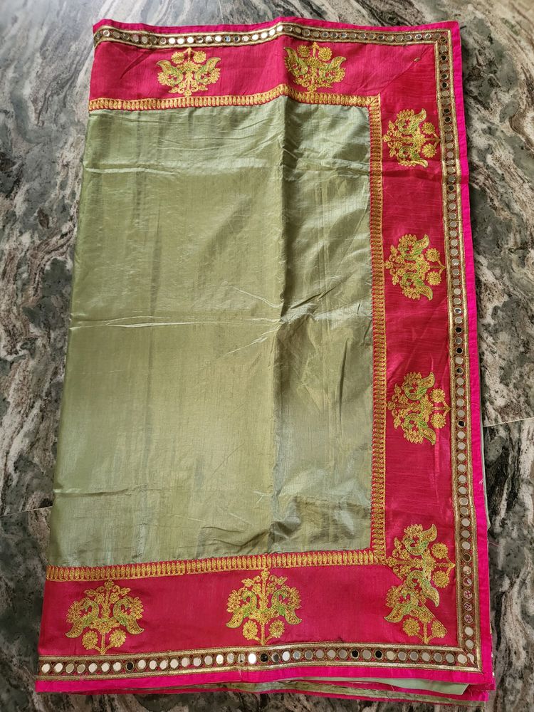 Designer Chanderi Silk Saree