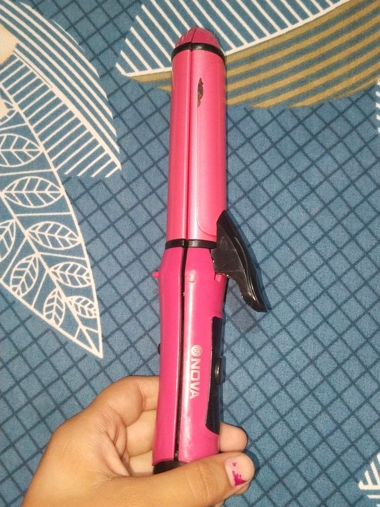 NOVA 2 IN 1...HAIR STRAIGHTENER & CURLER