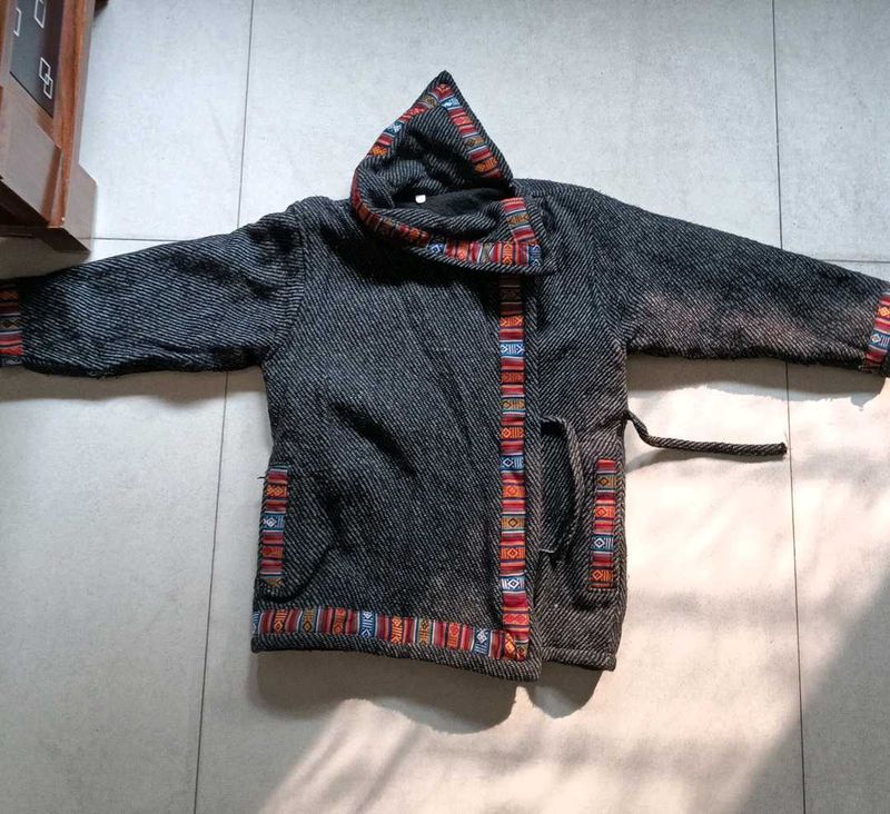 Boy's Adjustable Himachali Jacket