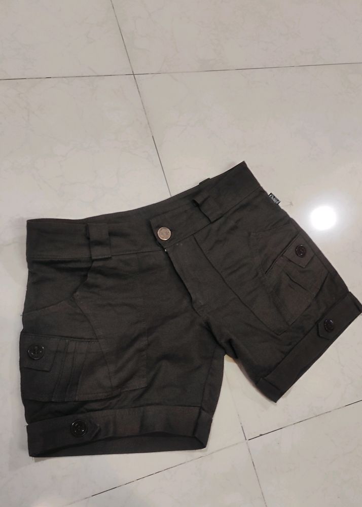 Sale ❗ everything under 99 /- Coffee Brown short