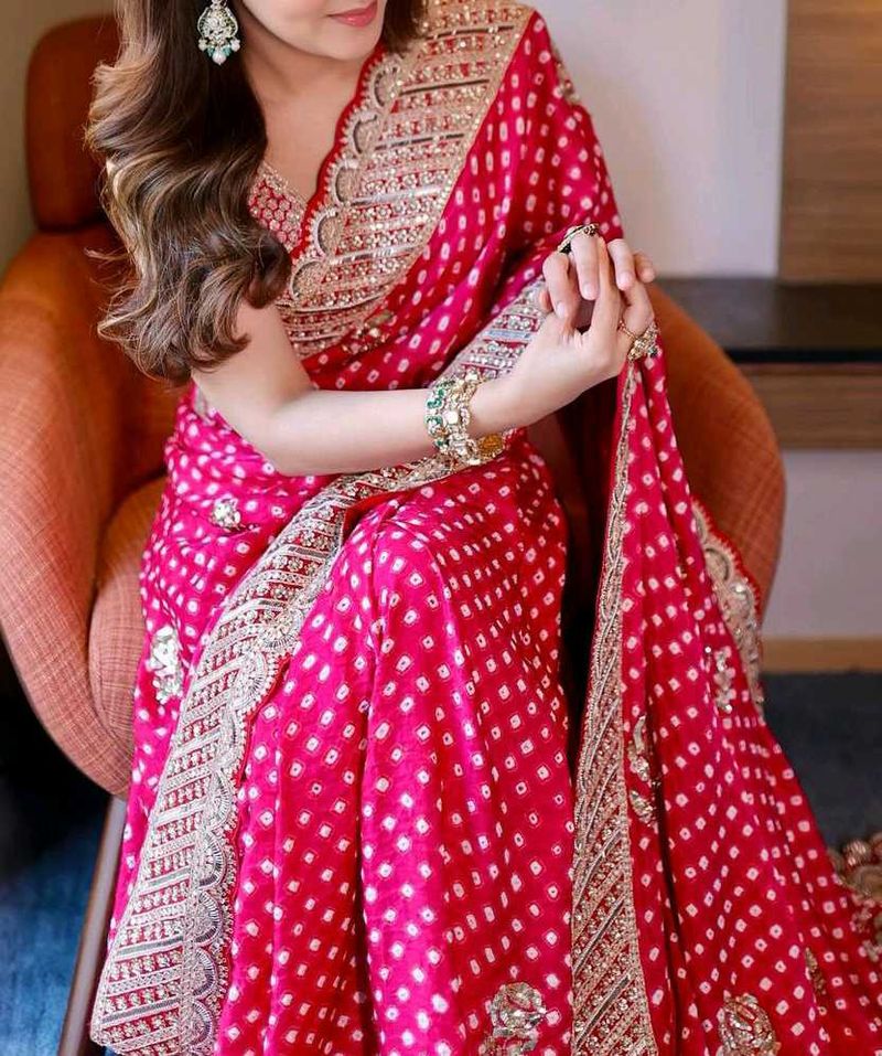 Rose Pink Saree