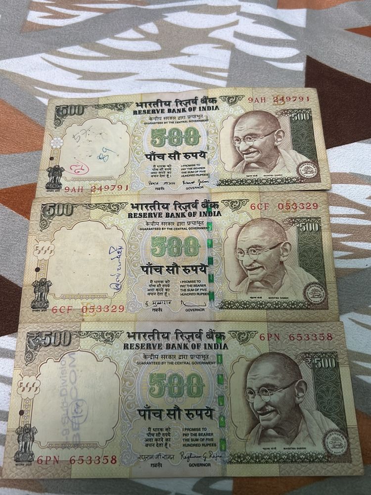 500 Note Different Governor