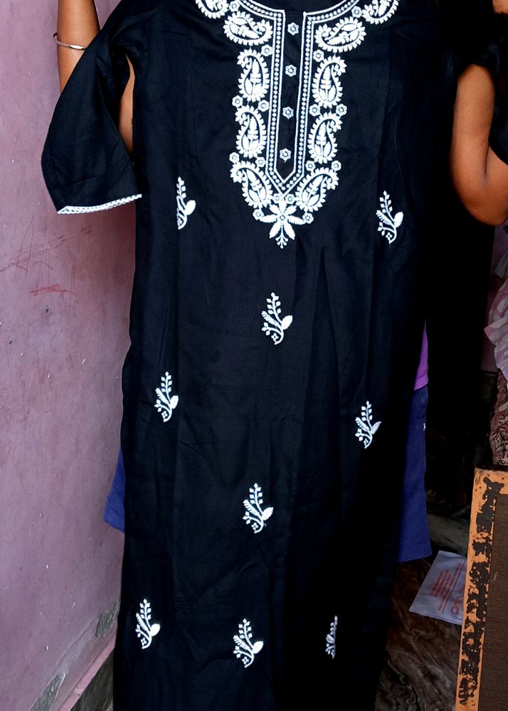 Lakhnavi Kadhai Long Kurti