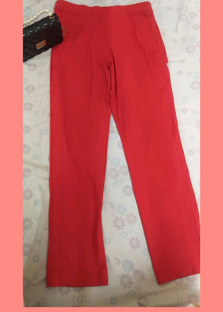 RED FASHION PANT🍒