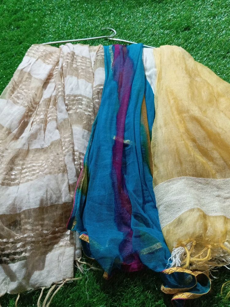 3 Combo Women's Dupatta.