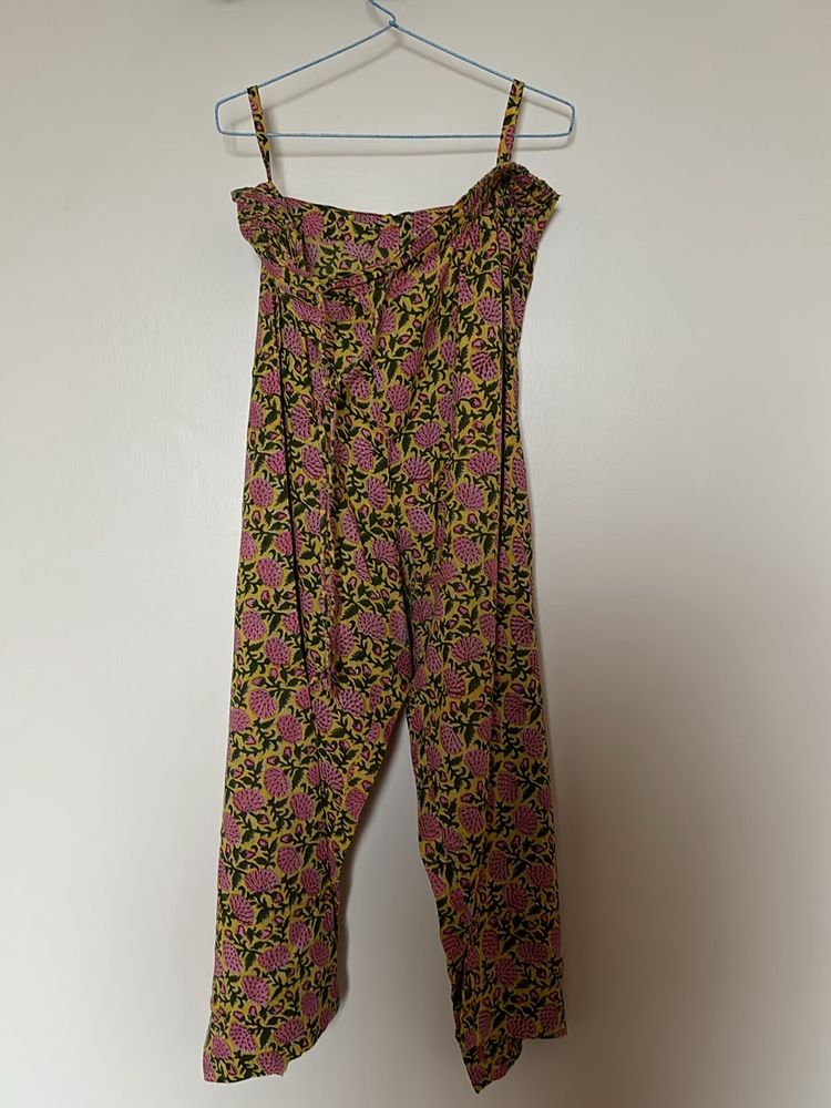 Block Printed Pants