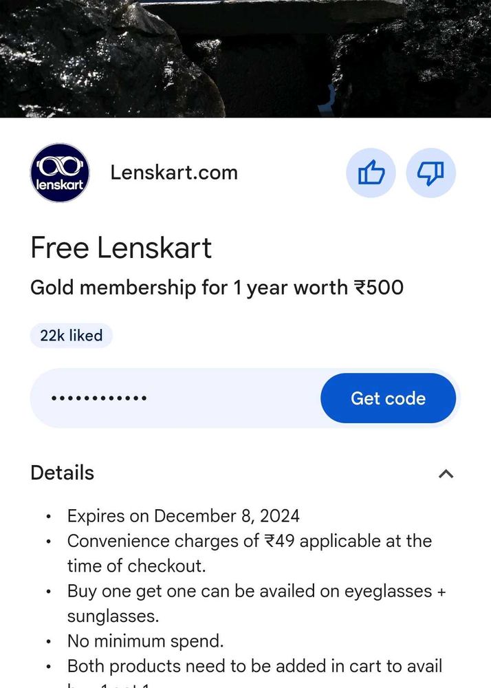 lenskart 1 Year Membership