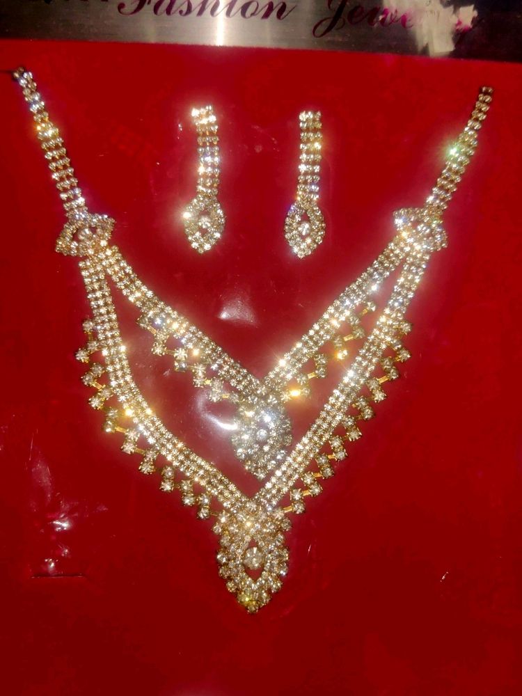 Necklace Set With The Earings