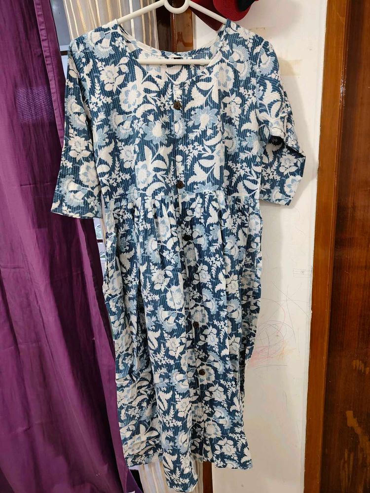 Aline Blue Kurti