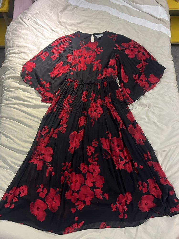 Modest Floral Gothic Dress