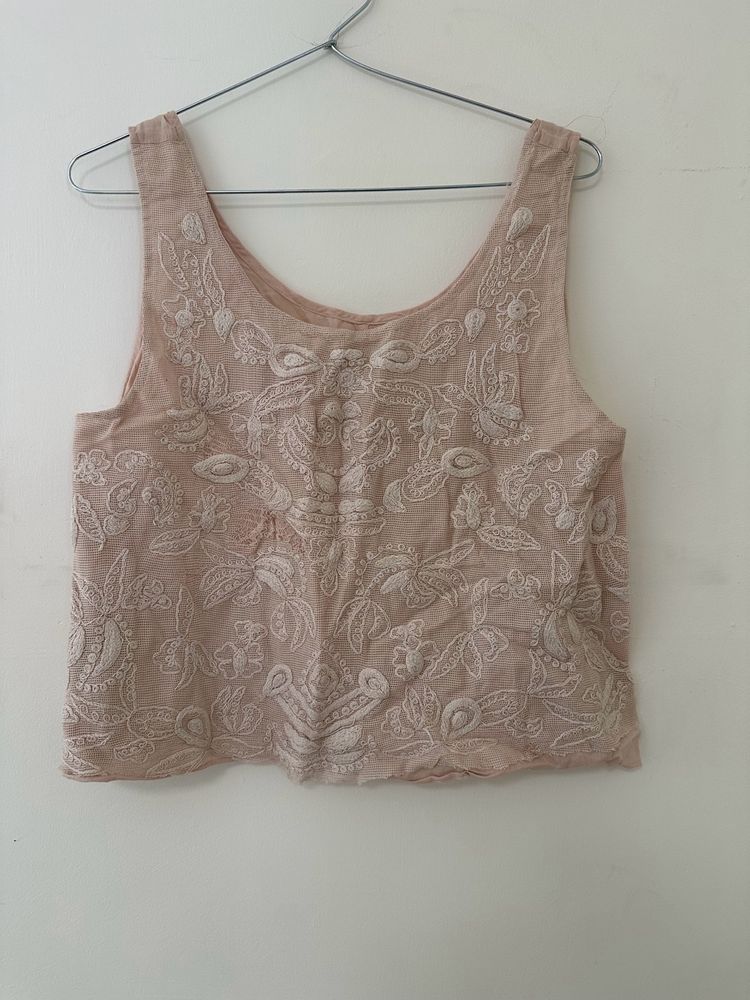 Embroidered Vintage Top