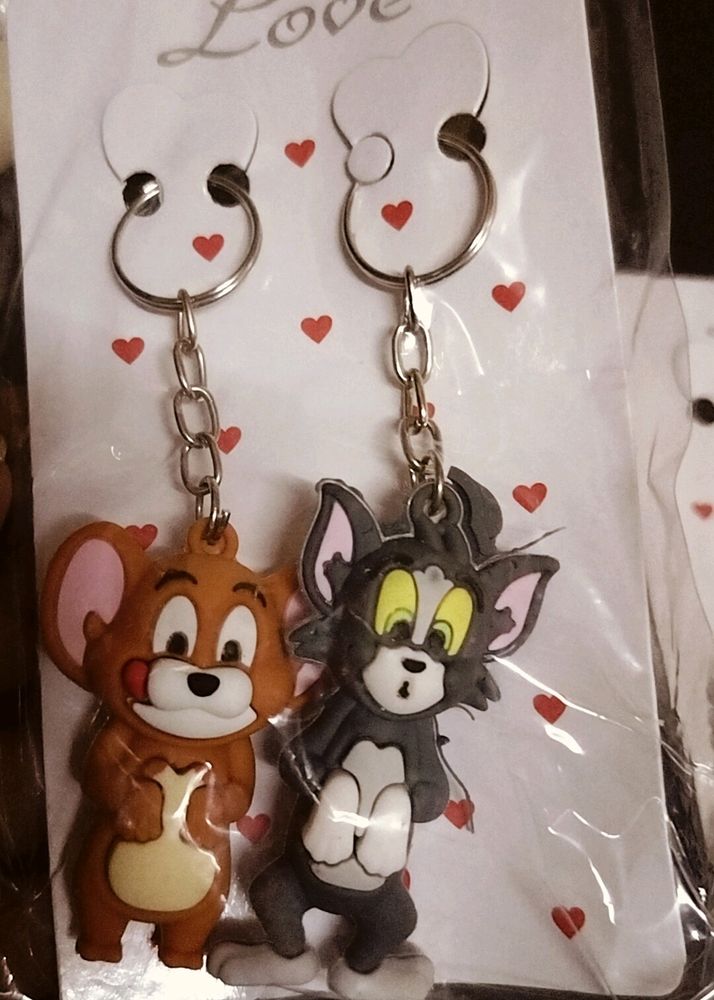 Tom And Jerry/Shoes Keychain