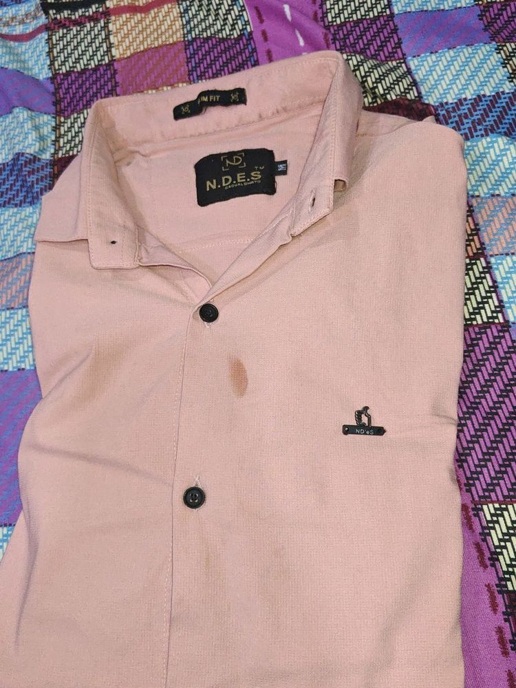 Pink Colour Shirt For Men