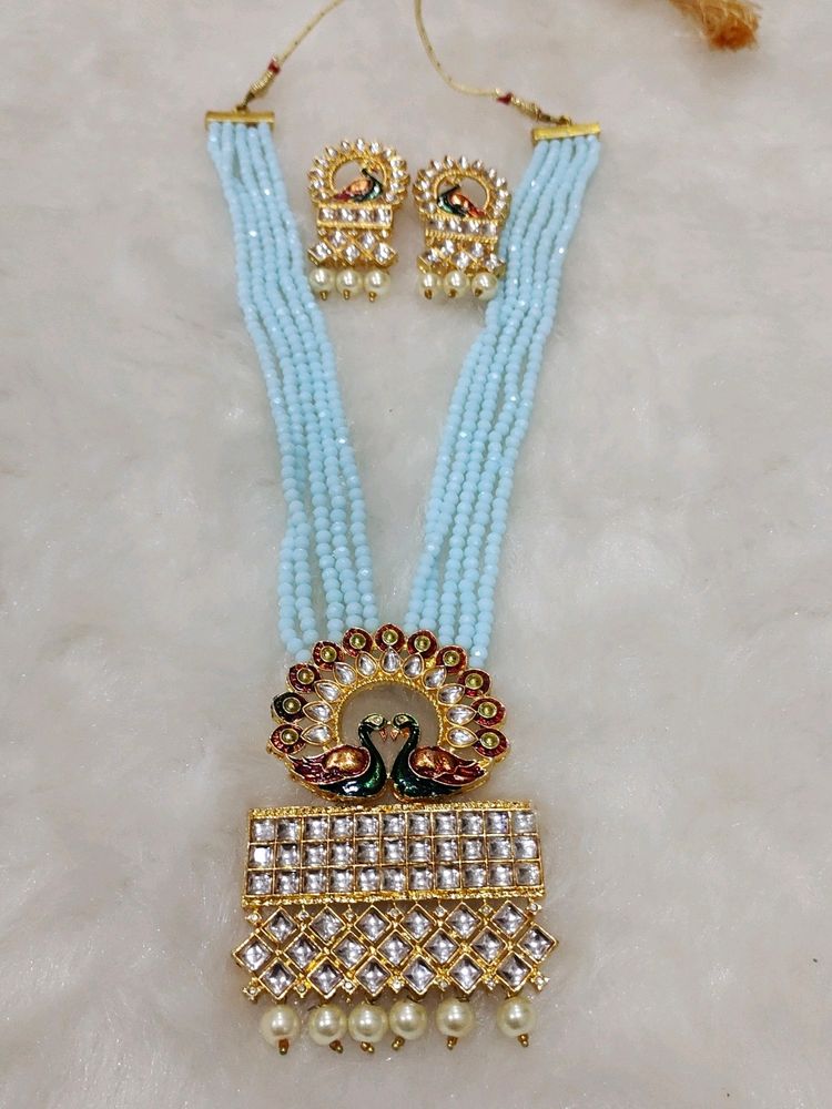 Peacock Necklace Set