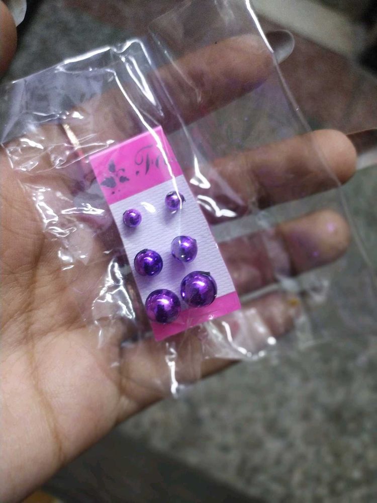 Selling Purple Earrings