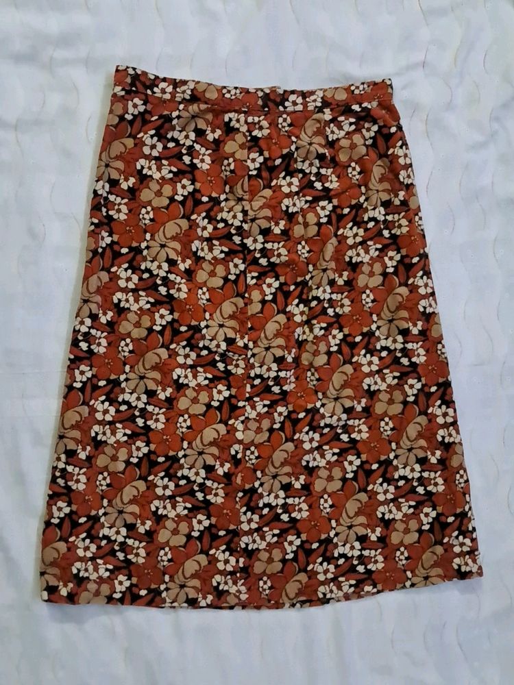 Floral Printed Skirt