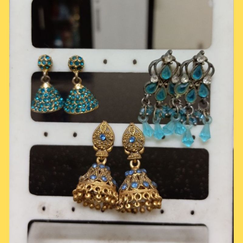 3 Dangling Earrings