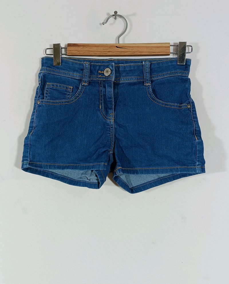 Blue Casual Shorts (Women)