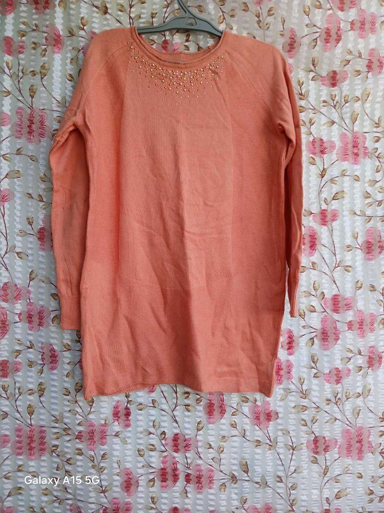 Coral 🪸 Fullsleeve Cardigan Top