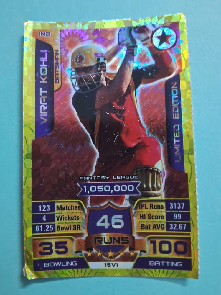 CRICKET ATTAX CARD