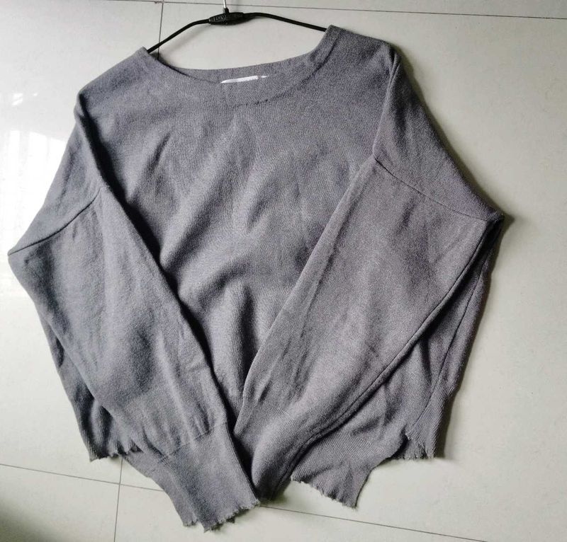 Oversized Drop Shoulder Sweater For Women