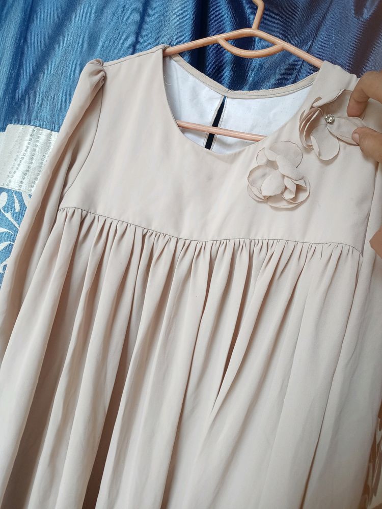 Beige Colour Korean Top