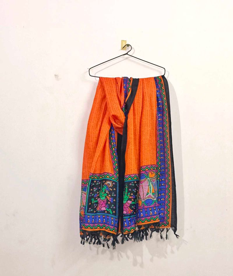 Madhubani Duppatta And Kurta Complete Set