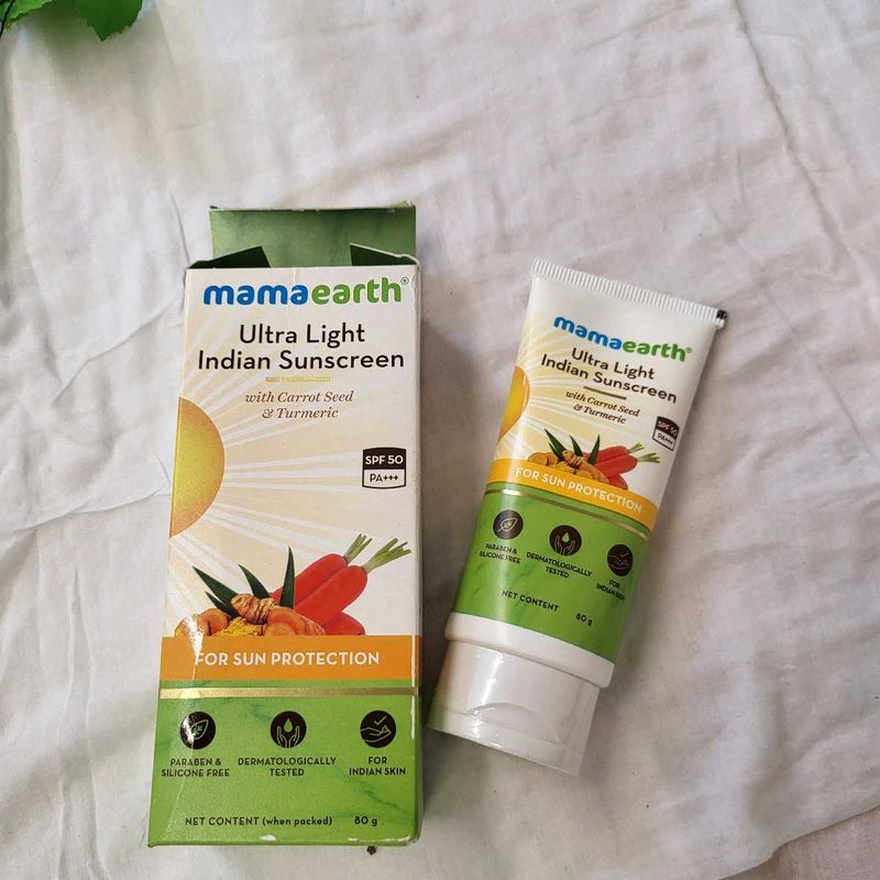 Mamaearth Sunscreen Cream Sealed Pack