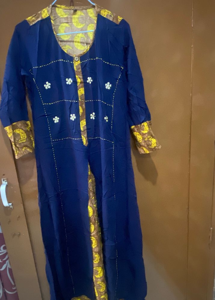 Navy Blue Color Kurta