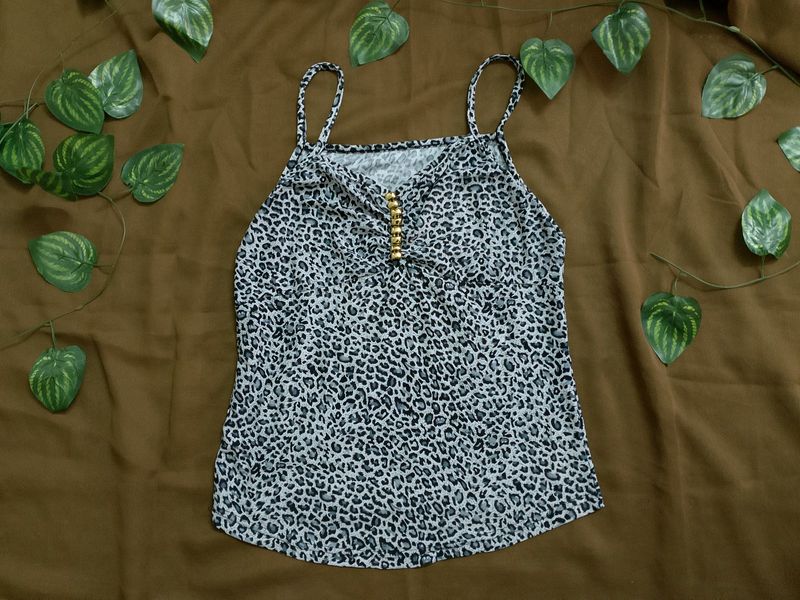 Animal Print Cami Top.