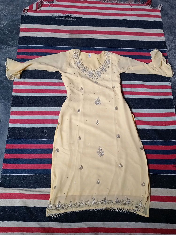 Plazzo Kurta Set With Dupatta