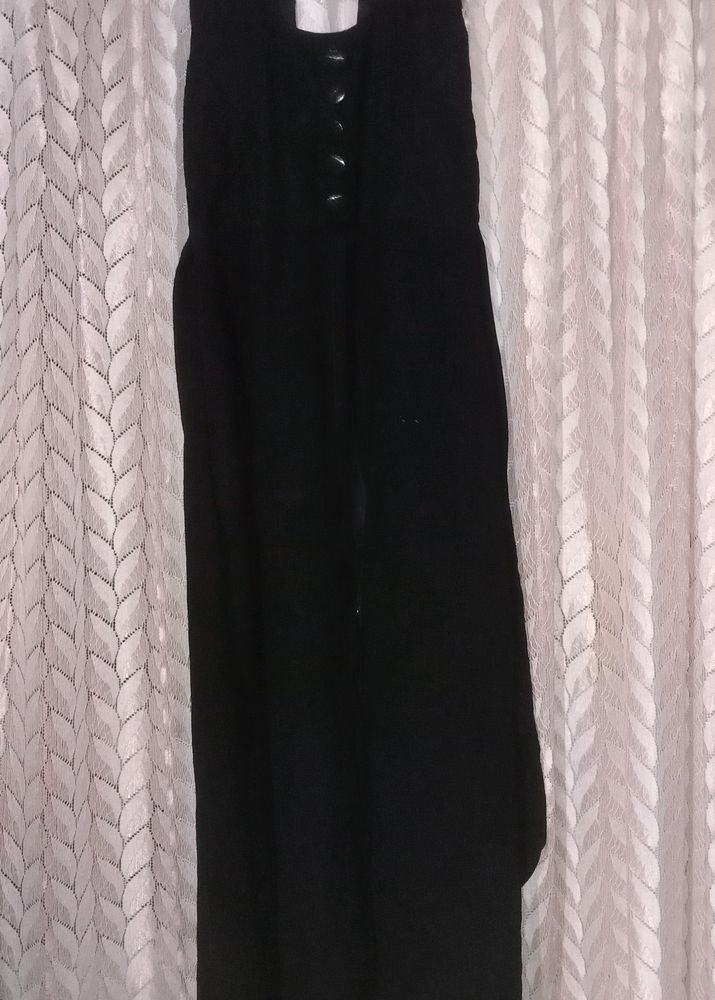 Black Front Slit Kurti