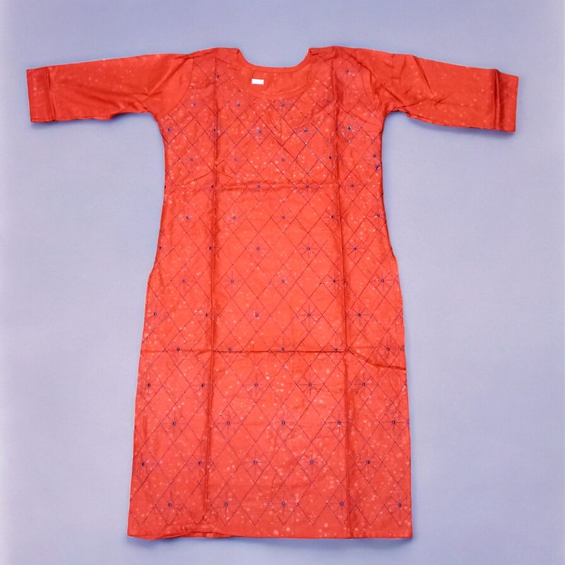 Cotton Reyon Kurti Wlfir Daily Wear