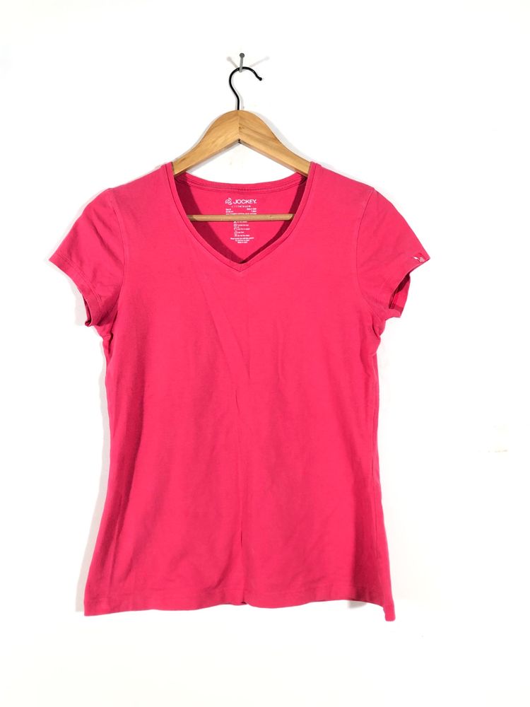 Pink Casual T-Shirt (Women’s)