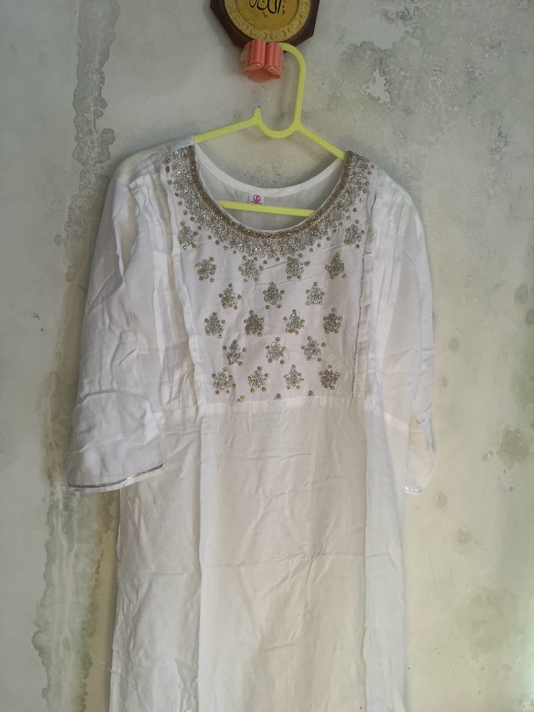 Fresh White Kurti