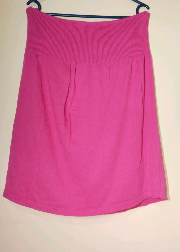 Rose Pink Short Skirt