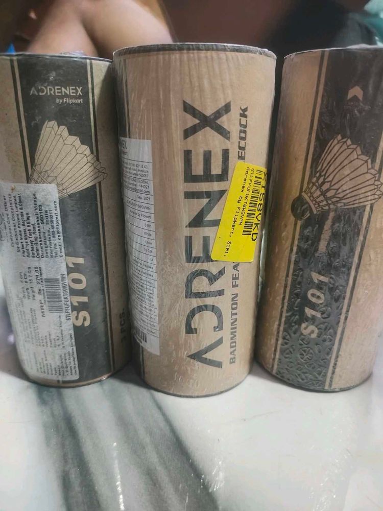 New Adrenex Shuttle Pack Of 9 Cork Feather