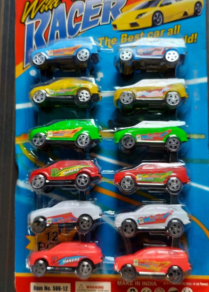 Pack Of 12 Car Set